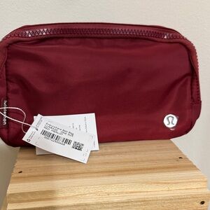 Lululemon Red Merlot Belt Bag